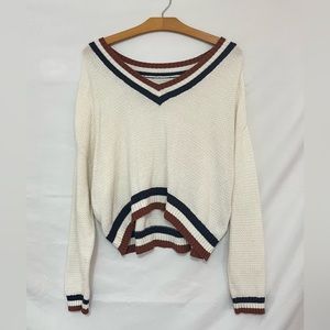 Women's American Eagle Cropped Oversized Sweater (S)